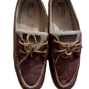 Sperry Brown Boat Shoes Classic Moccasin Style